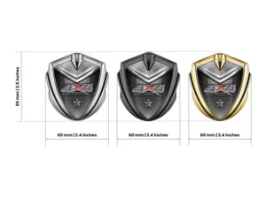 Emblema Metal Cupolato Stile Durevole